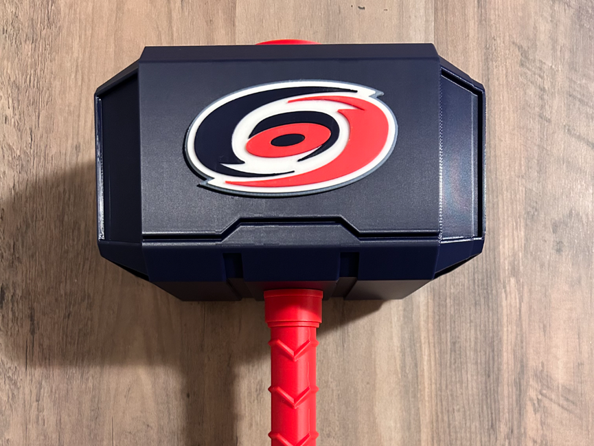 Carolina Hurricanes Mjolnir - Thor's Hammer - Battery Storage Insert
