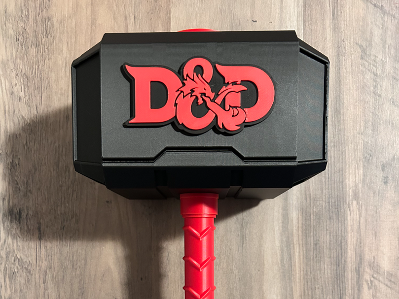 Dungeons and Dragons Mjolnir - Thor's Hammer - Battery Storage Insert