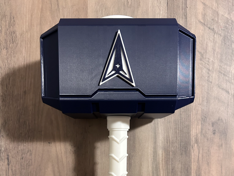 Us Space Force Mjolnir - Thor's Hammer - Battery Storage Insert - Tool Insert