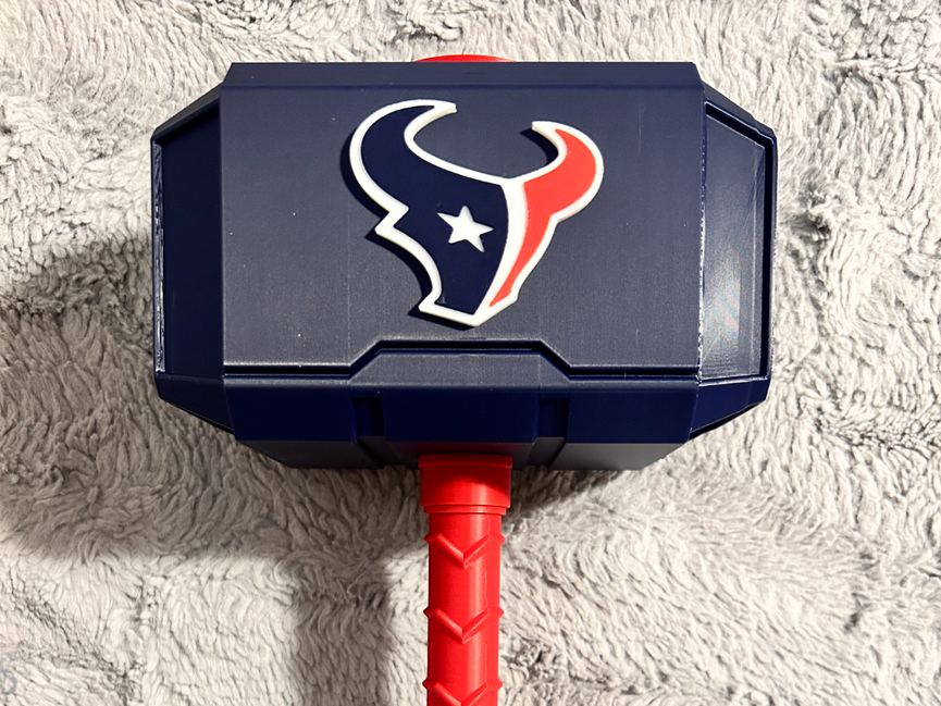 Houston Texans Alt Mjolnir - Thor's Hammer - Battery Storage Insert