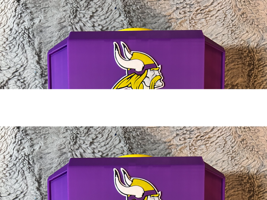 Minnesota Vikings Eclipse Alt Mjolnir - Thor's Hammer - Battery Storage Insert