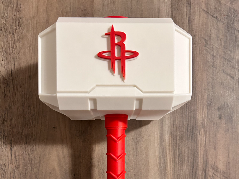 Houston Rockets Mjolnir - Thor's Hammer - Battery Storage Insert - Tool Insert