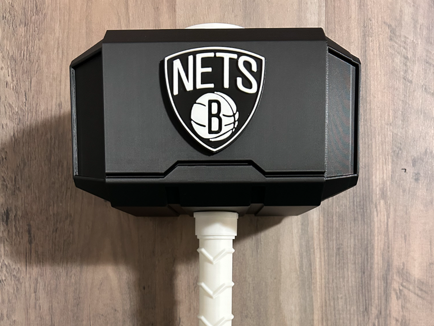 Brooklyn Nets Mjolnir - Thor's Hammer - Battery Storage Insert - Tool Insert
