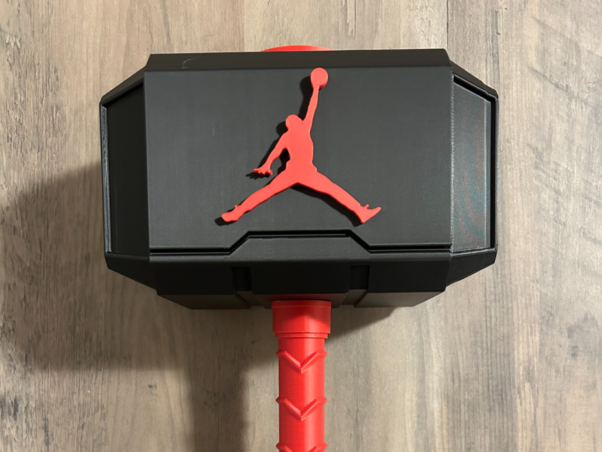 Jumpman Mjolnir - Thor's Hammer - Battery Storage Insert - Tool Insert