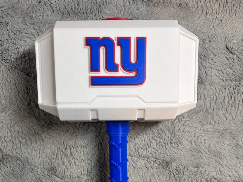 New York Giants Eclipse Mjolnir - Thor's Hammer - Battery Storage Insert
