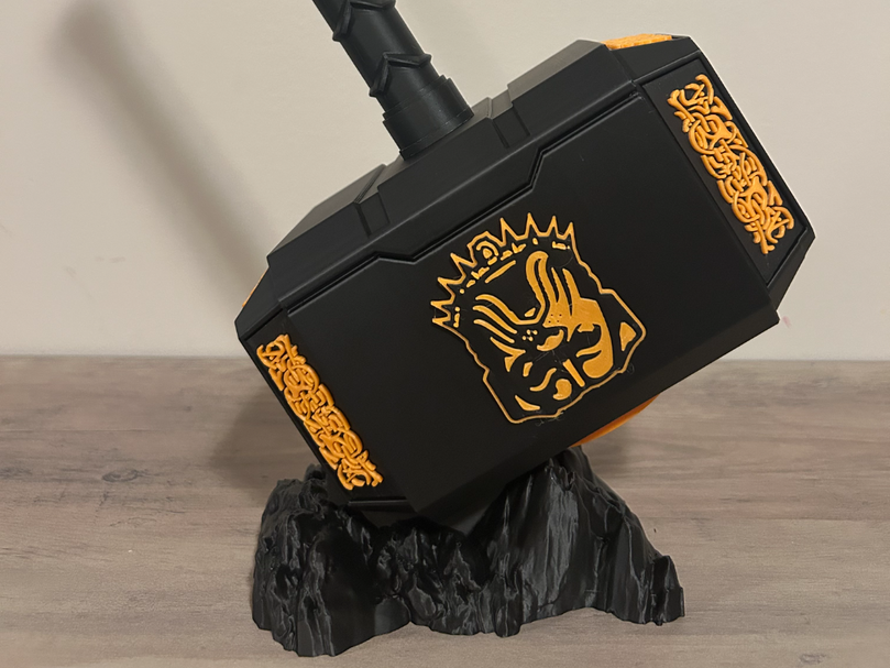 Cleveland Browns Eclipse Mjolnir - Thor's Hammer - Battery Storage Insert