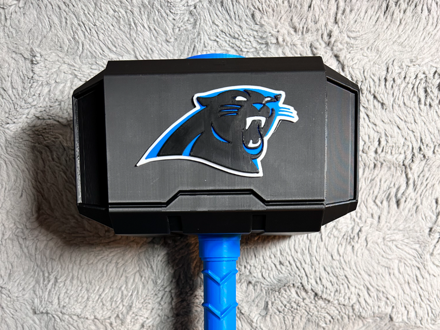 Carolina Panthers Eclipse Mjolnir - Thor's Hammer - Battery Storage Insert