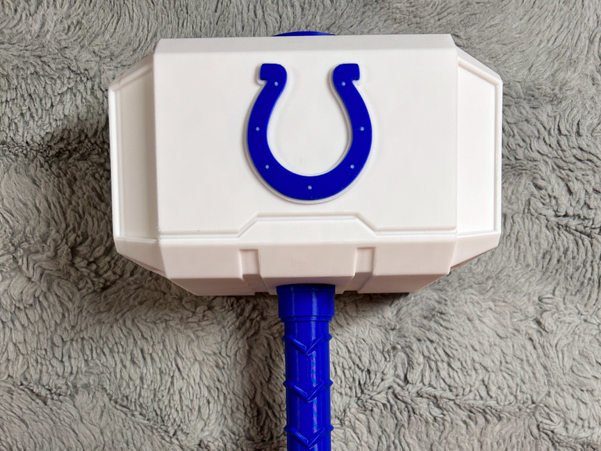 Indianapolis Colts Eclipse Mjolnir - Thor's Hammer - Battery Storage Insert