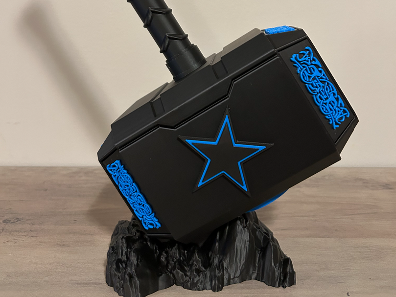 Dallas Cowboys Eclipse Mjolnir - Thor's Hammer - Battery Storage Insert