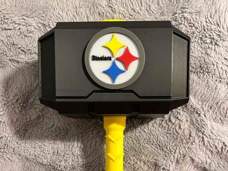 Milwaukee Pittsburgh Steelers Eclipse Mjolnir - Thor's Hammer - Battery Storage