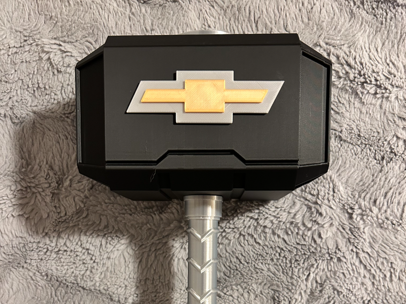 Chevy Mjolnir - Thor's Hammer - Battery Storage Insert - Tool Insert