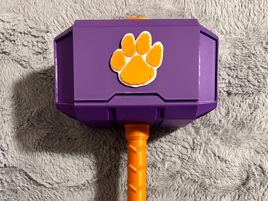 Clemson Tigers Mjolnir Thor's Hammer