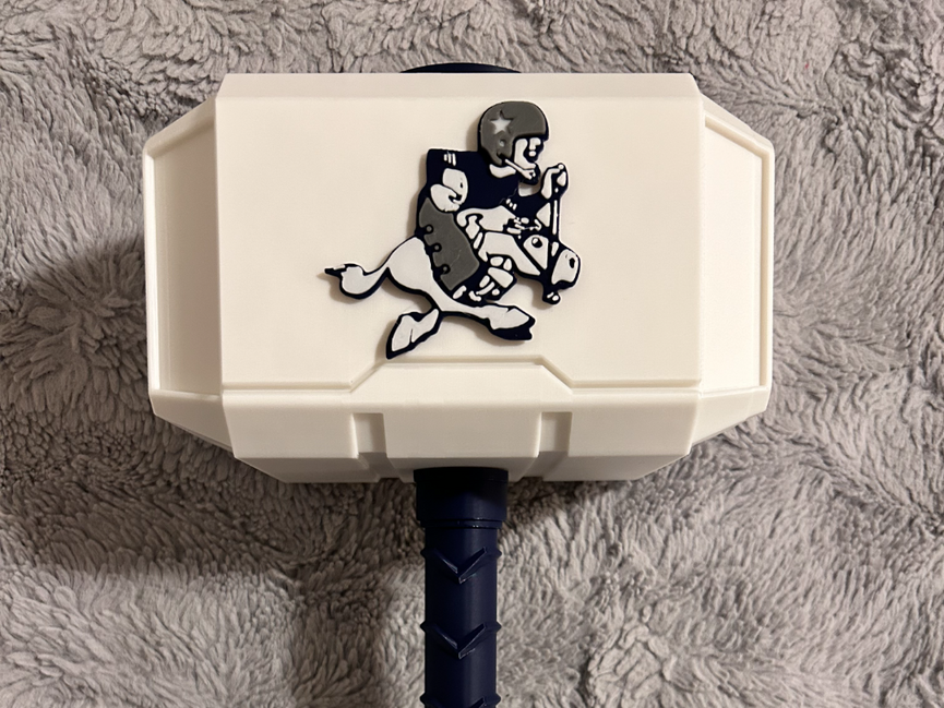 Dallas Cowboys Throwback Mjolnir Thor's Hammer