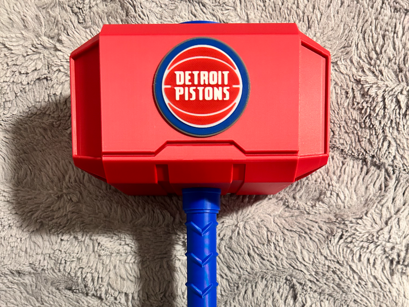 Detroit Pistons Mjolnir Thor's Hammer