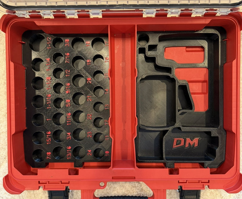 Milwaukee PACKOUT Sockets and 1/2 Impact Insert - PACKOUT Insert