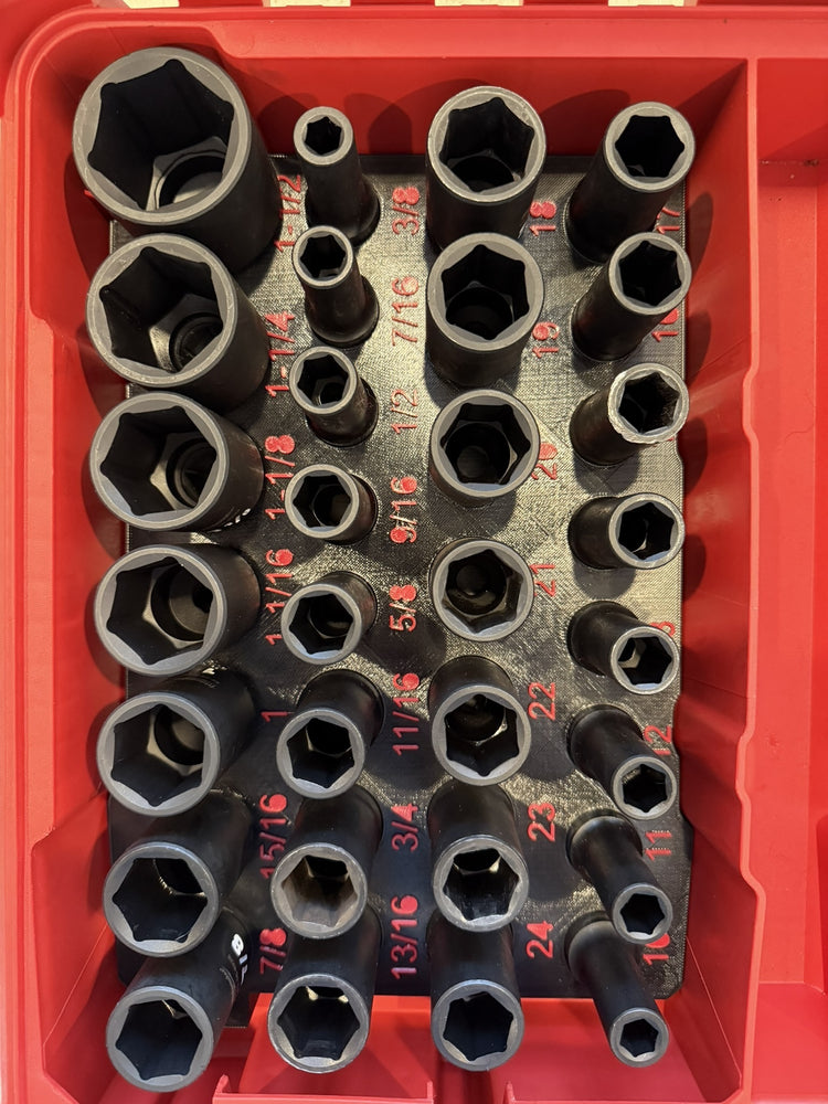 Milwaukee PACKOUT Sockets and 1/2 Impact Insert - PACKOUT Insert