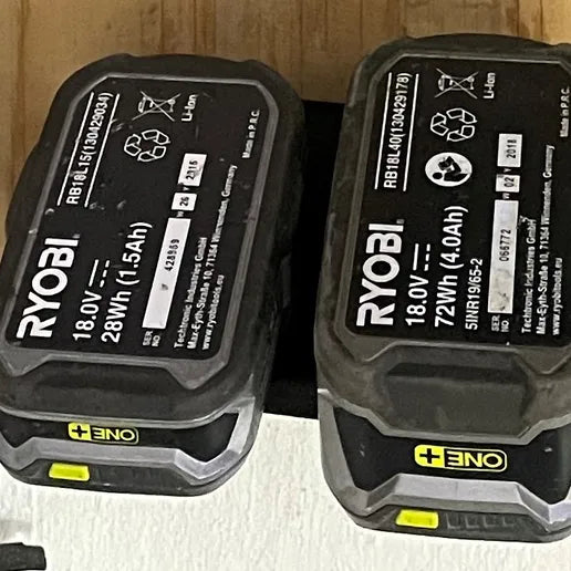 Wall Mounted Battery Holder for Ryobi