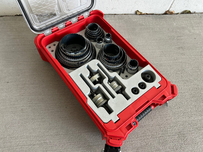 Packout Hole-Saw Insert for Milwaukee Compact Organiser