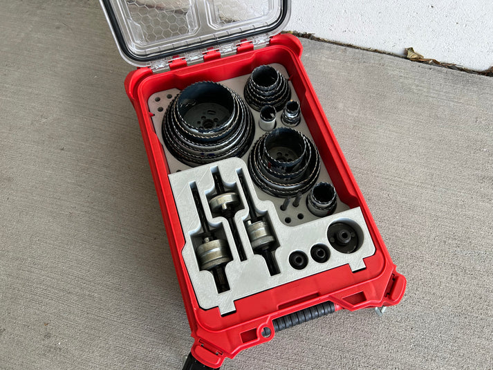 Packout Hole-Saw Insert for Milwaukee Compact Organiser