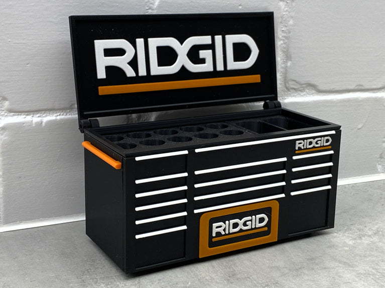 Ridgid Inspired Mini Toolbox Caddy - Battery Storage Insert - Tool Insert