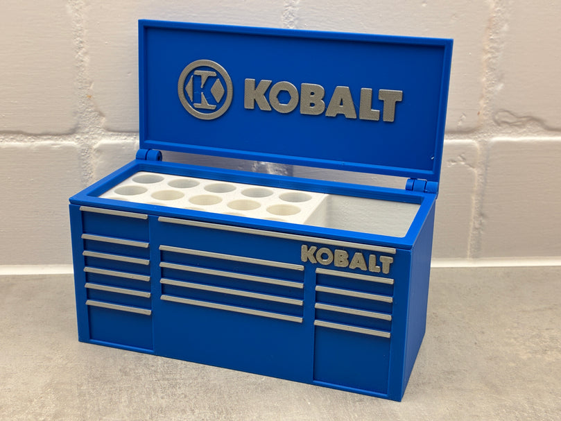 Kobalt Inspired Mini Toolbox Caddy - Battery Storage Insert - Tool Insert