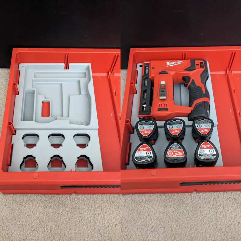 Milwaukee PACKOUT Insert for Milwaukee M12 Stapler