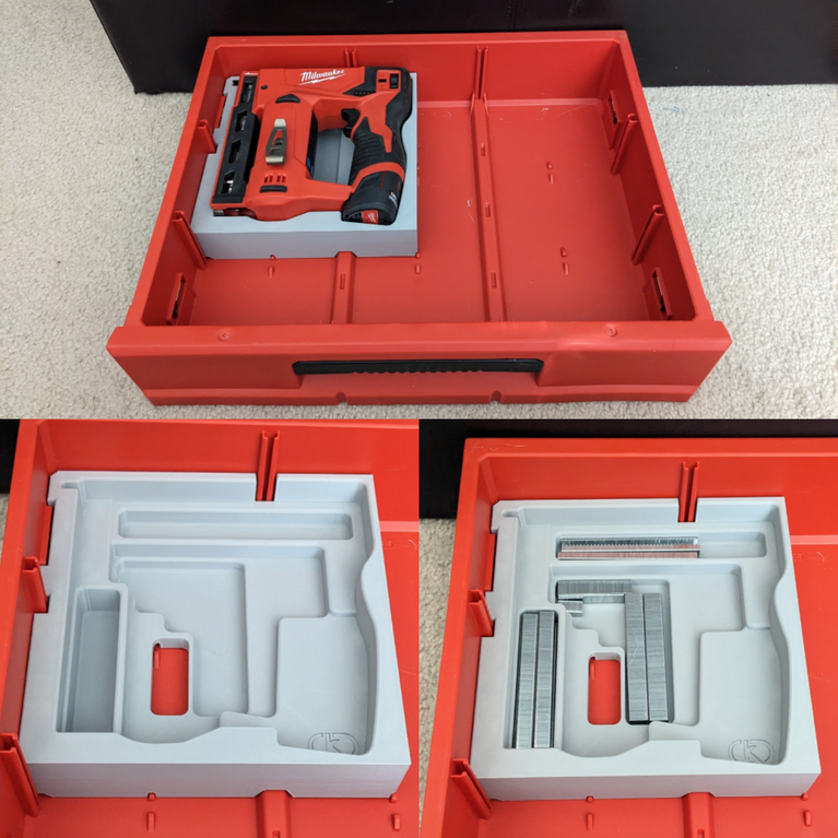 Milwaukee PACKOUT Insert for Milwaukee M12 Stapler