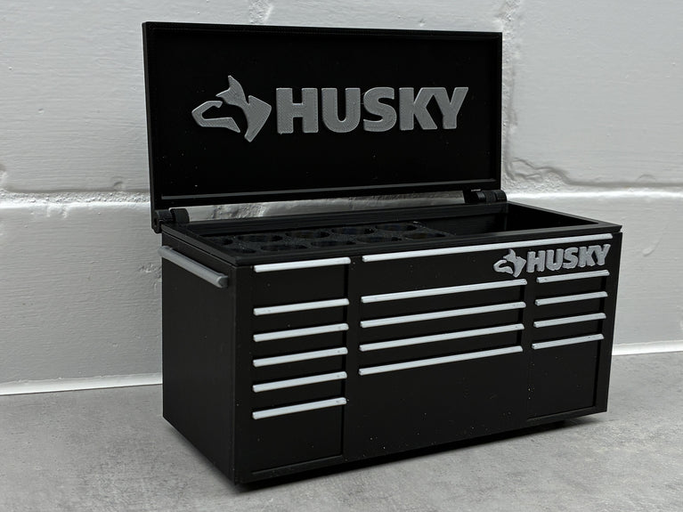 Husky Tools Inspired Mini Toolbox Caddy - Battery Storage Insert - Tool Insert