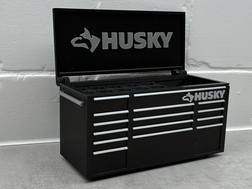 Husky Tools Inspired Mini Toolbox Caddy - Battery Storage Insert - Tool Insert
