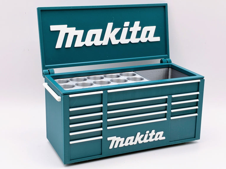 Makita Inspired Mini Toolbox Caddy - Battery Storage Insert - Tool Insert