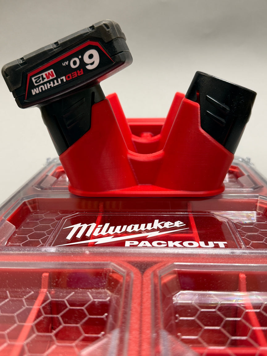 Milwaukee M12 Battery PACKOUT Organiser