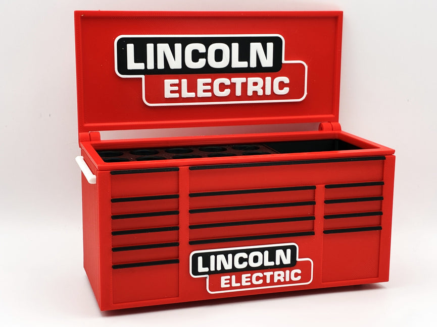 Lincoln Electric Inspired Mini Toolbox Caddy - Battery Storage Insert