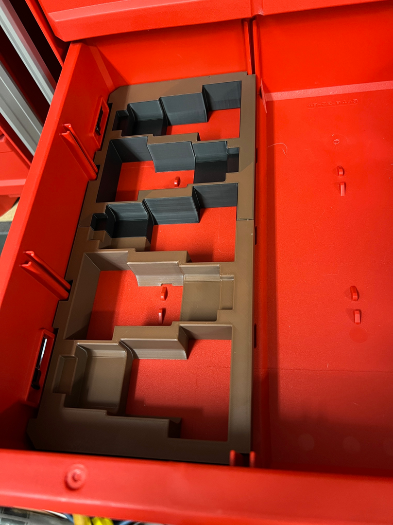 Milwaukee PACKOUT Drawer M12 Xc Insert Left Side - PACKOUT Insert