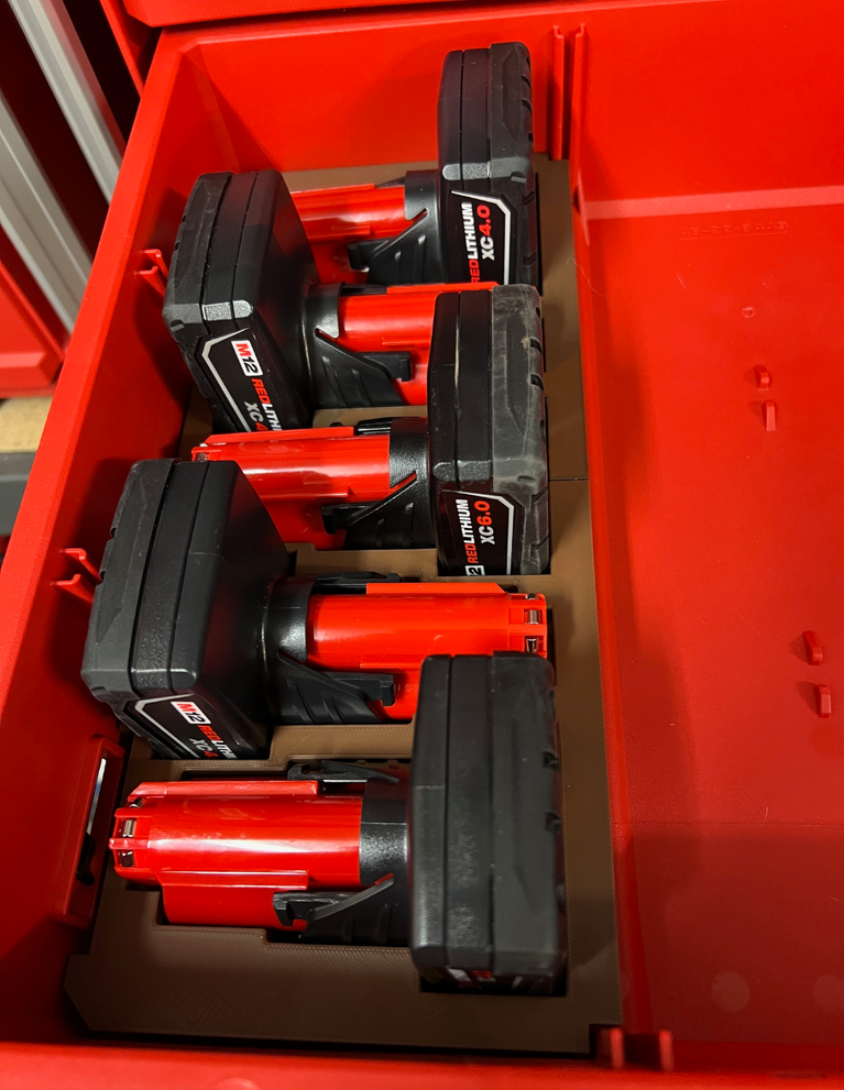 Milwaukee PACKOUT Drawer M12 XC Insert Left Side
