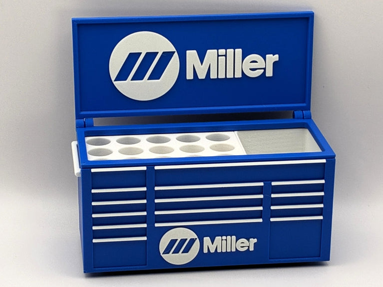 Miller Inspired Mini Toolbox Caddy - Battery Storage Insert - Tool Insert
