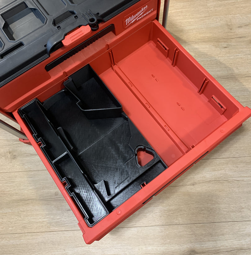 Milwaukee M12 Hackzall 3 Drawer PACKOUT Insert