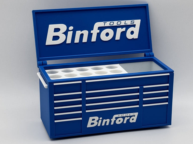 Binford Inspired Mini Toolbox Caddy - Battery Storage Insert - Tool Insert