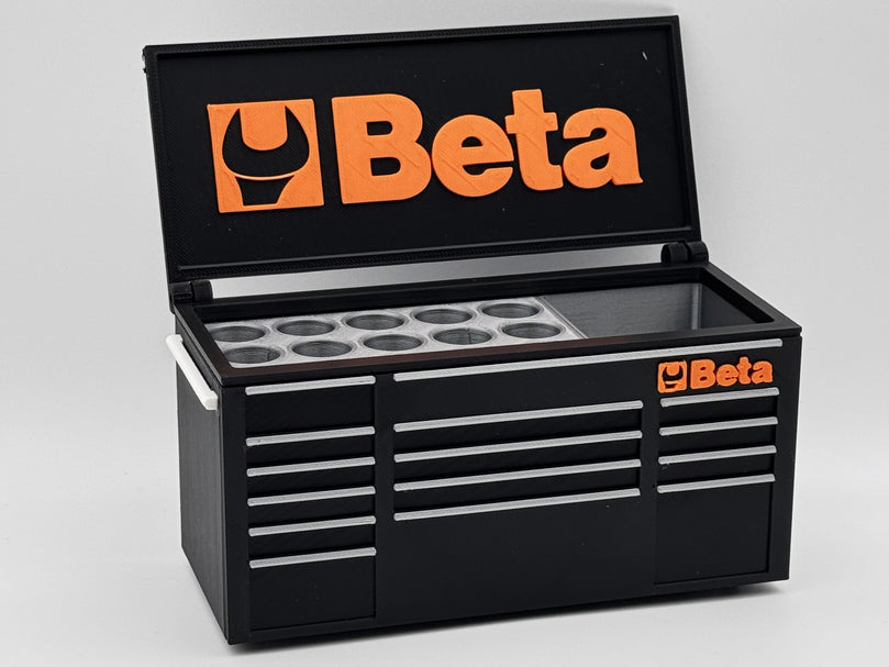 Beta Tools Inspired Mini Toolbox Caddy - Battery Storage Insert - Tool Insert
