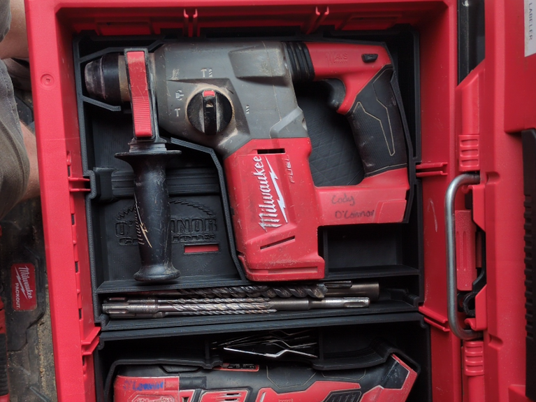 Milwaukee M18 Rotary Hammer PACKOUT Drawer Insert