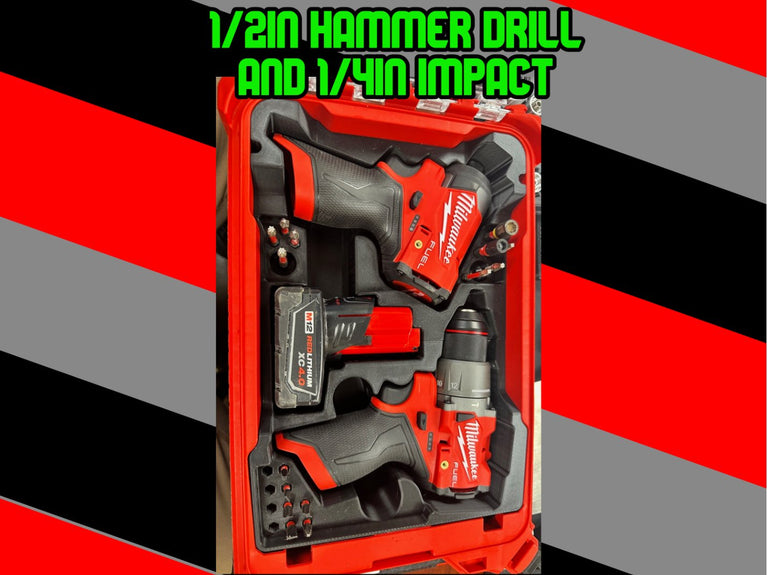 Milwaukee M18 Drill & M12 Impact Driver PACKOUT Insert