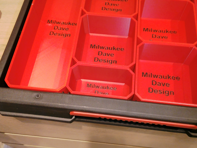 (2 Pack) Milwaukee PACKOUT 4 Drawer organisers extra small (104x53x60mm)