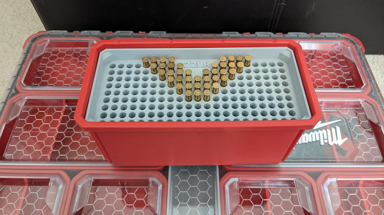 Milwaukee PACKOUT Deep Organiser 48-22-8432 .22LR Rectangle Ammo