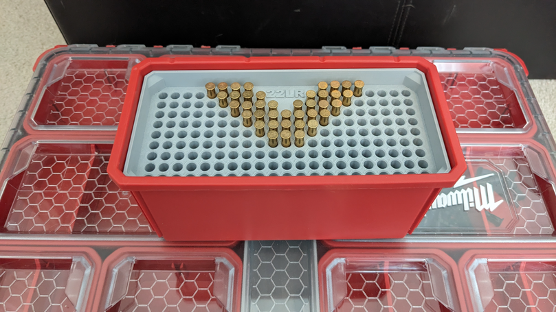 Milwaukee PACKOUT Deep Organiser 48-22-8432 .22LR Rectangle Ammo