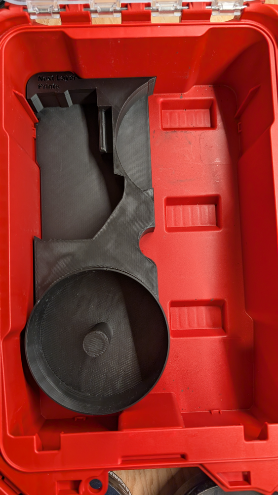 Milwaukee Packout Insert – Fits 5 Compartment Organizer (48-22-8435) for M18 Grinder