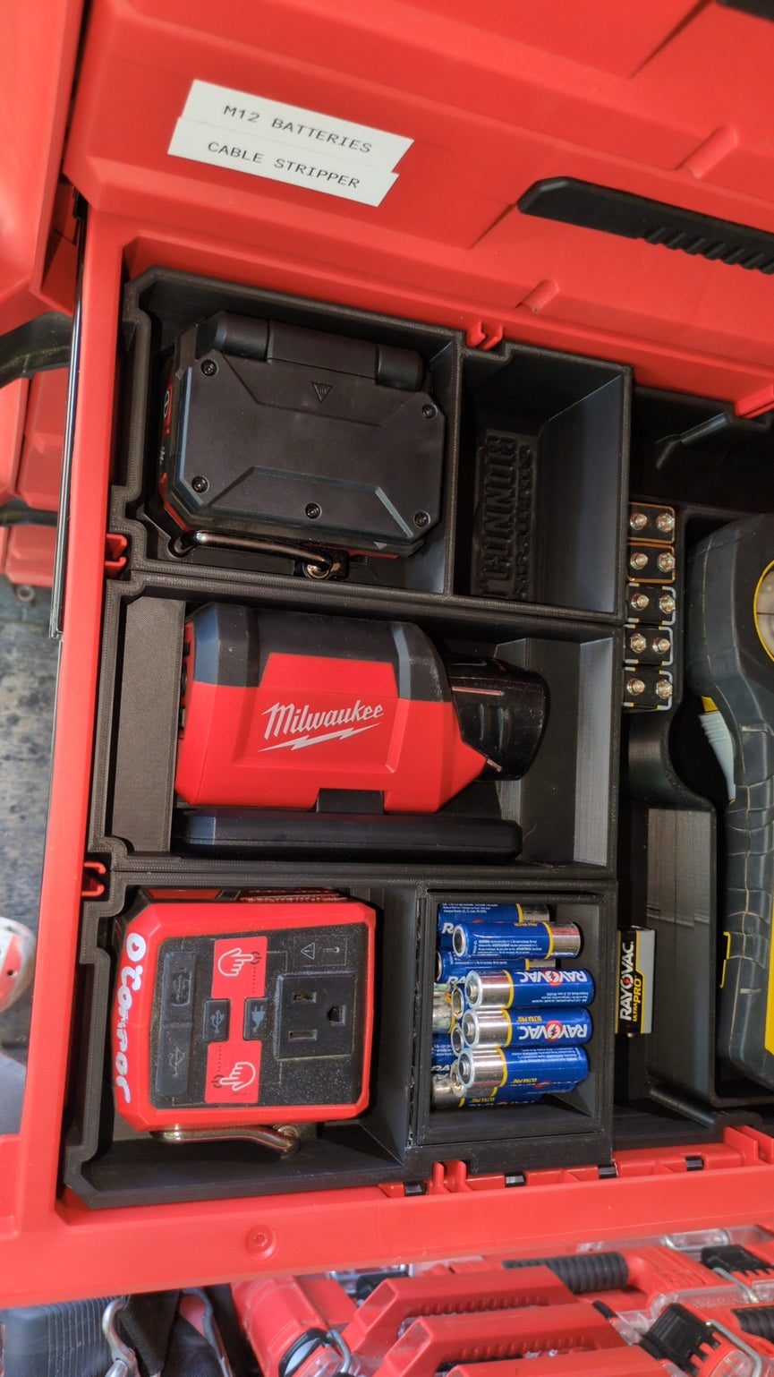 M18 Compact Flood Light Insert | Fits Milwaukee PACKOUT Drawers