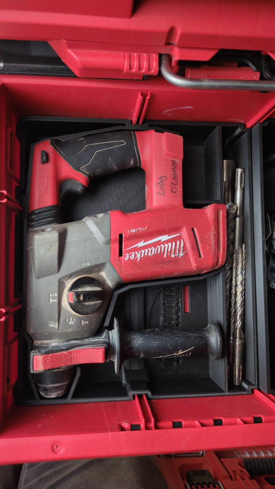 Milwaukee M18 Rotary Hammer Compact Drawer Insert for Fits Milwaukee PACKOUT