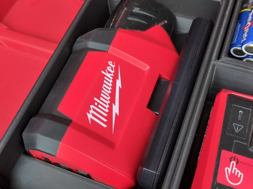 Milwaukee M12 Lighting 2367 - 20 Drawer Insert for Fits Milwaukee PACKOUT Drawers