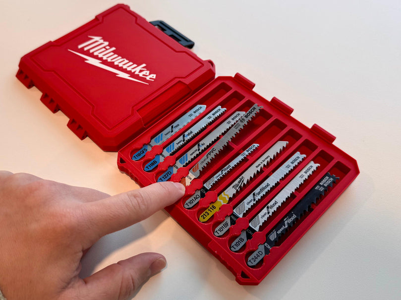 Milwaukee T - Shank Jigsaw Blade Storage Case - PACKOUT Insert