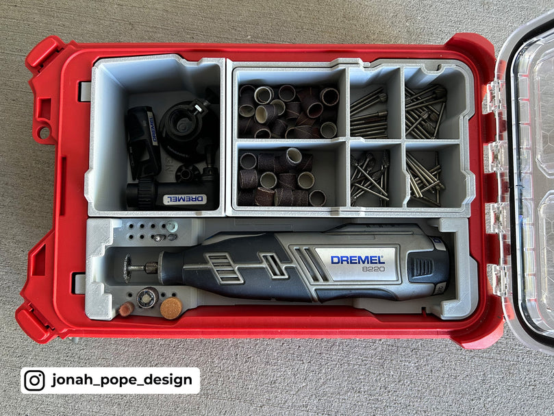 Milwaukee Dremel 8220 for Fits Milwaukee PACKOUT Compact Organiser 48228435