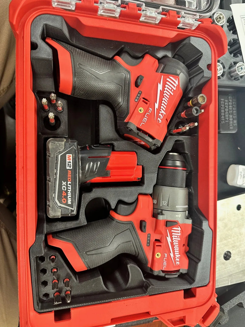 Milwaukee PACKOUT 1/2 in Drill & 1/4 in Impact Insert